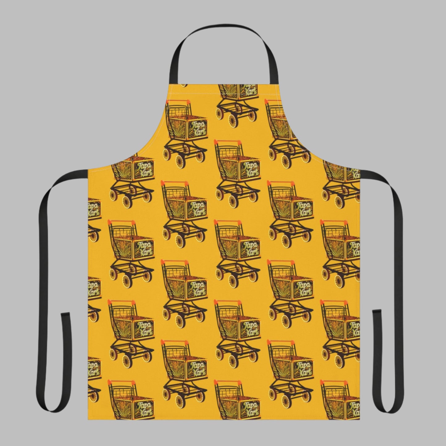 Tapakart Kitchen Apron - Shopping Kart Design front view