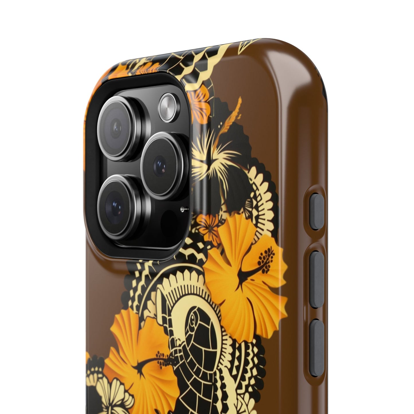Polynesian-Inspired Stylish Tough Magnetic Tropical Turtle Phone Case