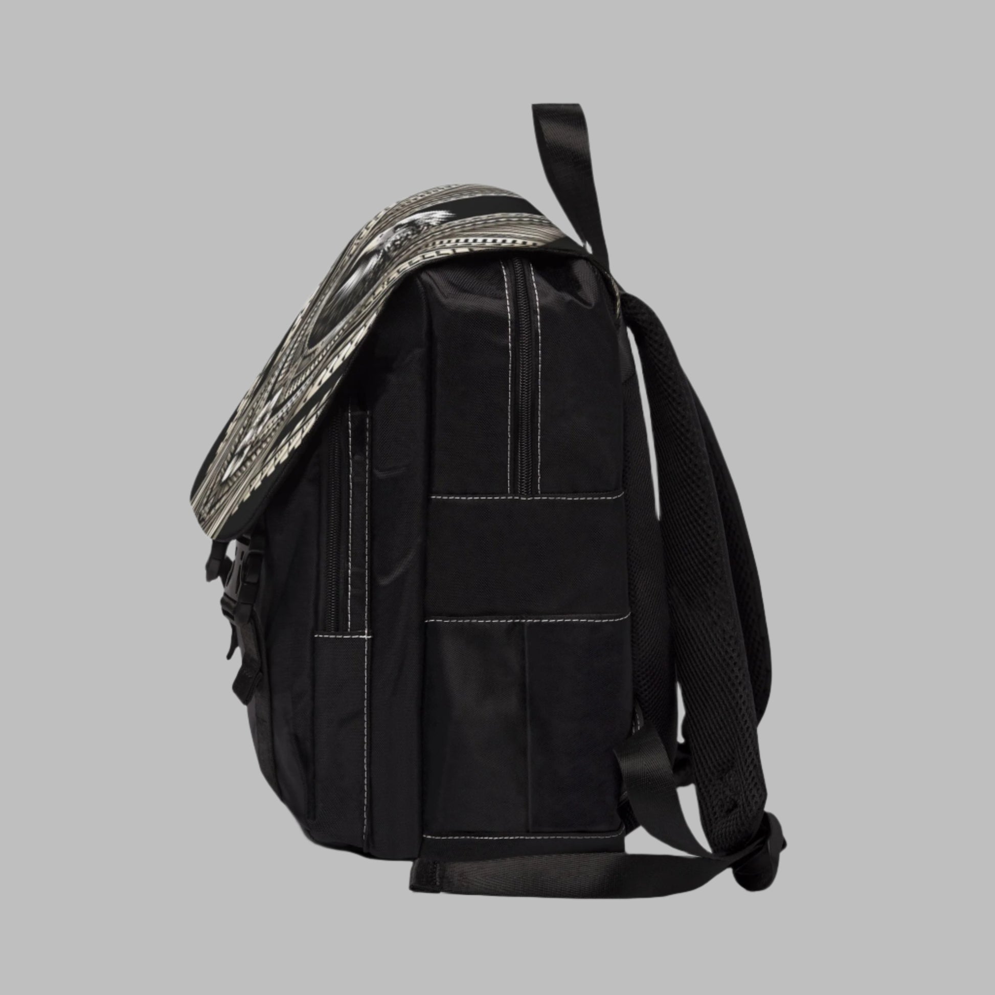 Stylish Unisex Polynesian Eagle Backpack side view