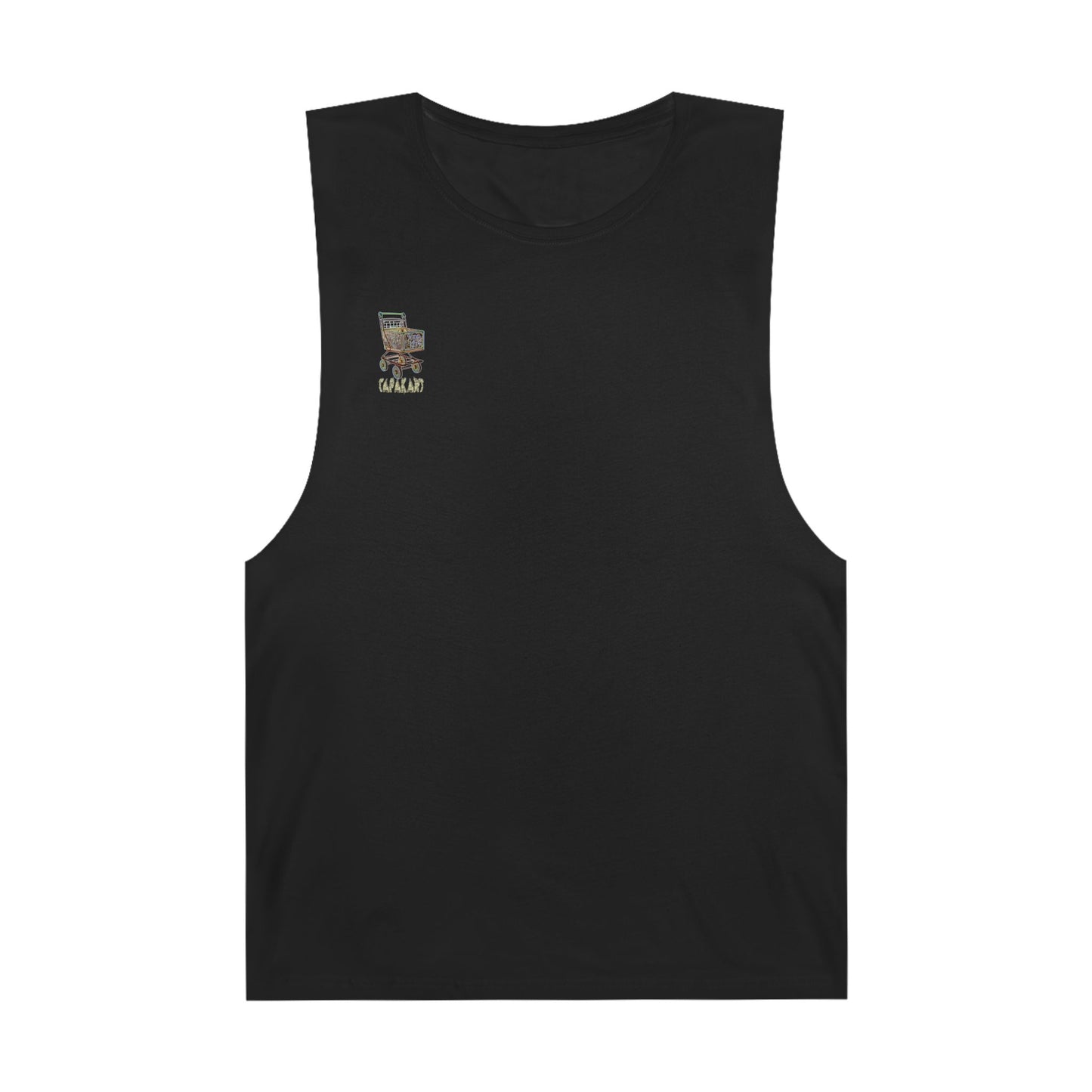 Shadow Glide – Polynesian-Inspired Stingray Tattoo Tank Top