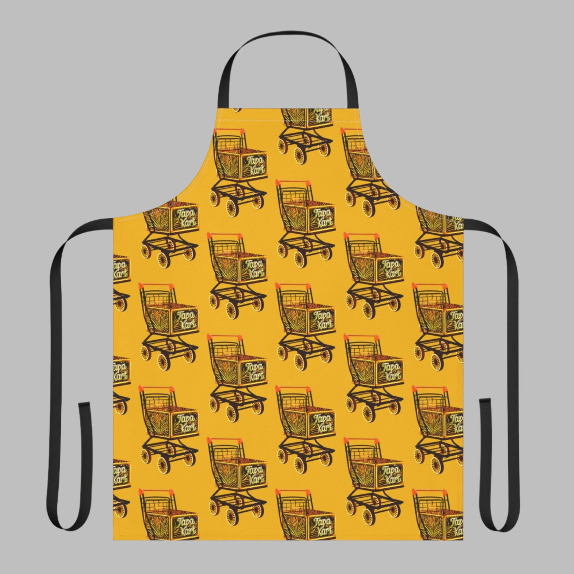 Tapakart Kitchen Apron - Shopping Kart Design front view