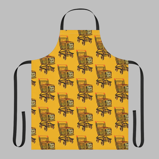 Tapakart Kitchen Apron - Shopping Kart Design front view