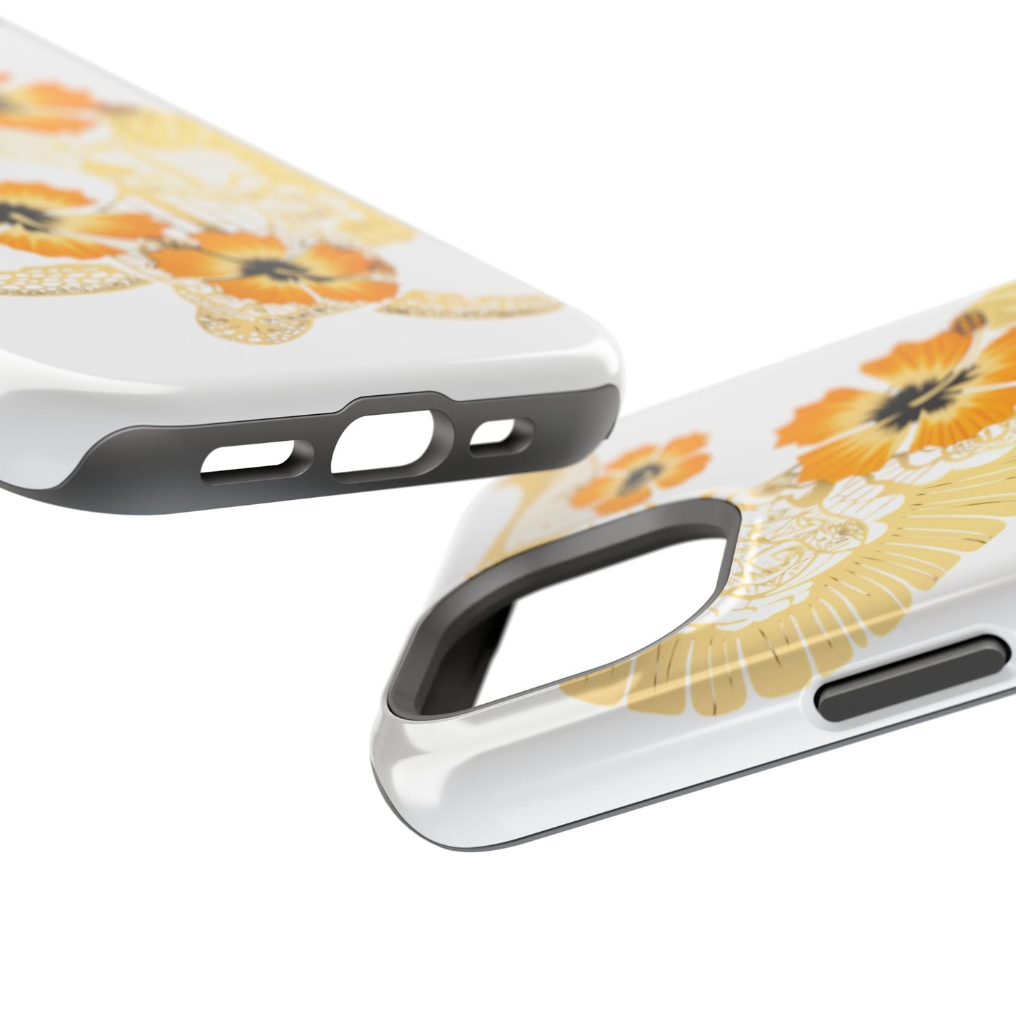 Polynesian-Inspired Stylish Tough Magnetic Tropical Turtle Phone Case close up view