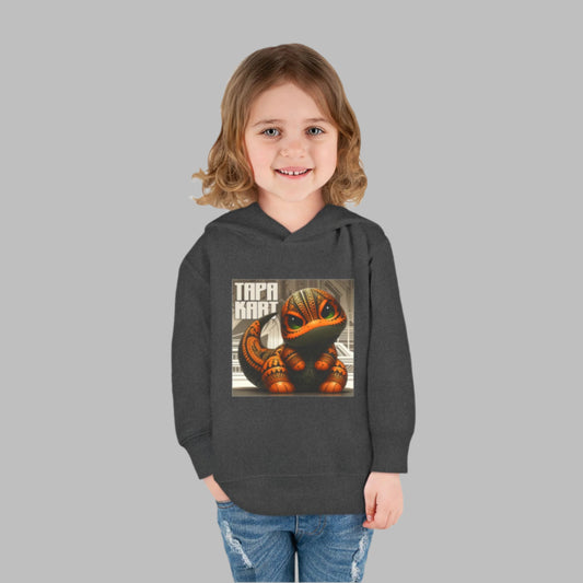 Polynesian-Inspired Dinosaur Toddler Hoodie / Sweatshirt front view