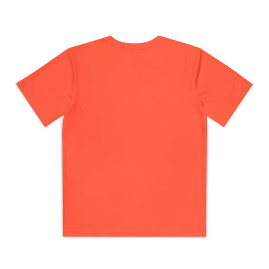 Youth Tee with Iguana Design, Youth Shirt for Competitors, Unique Orange T-Shirt, Gift for Kids, Sports & Outdoor Fun