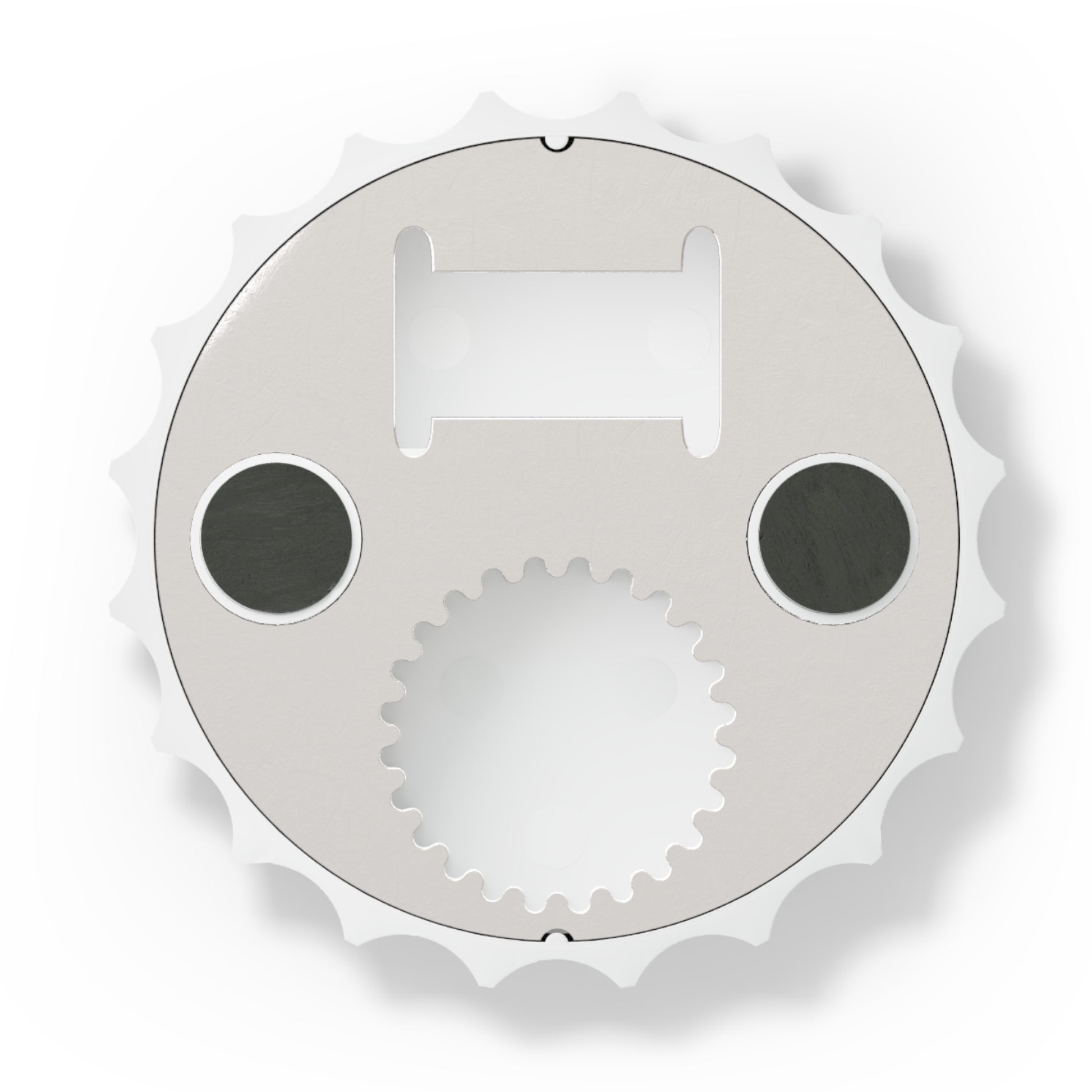 Polynesian-Inspired Octopus Bottle Opener bottom view