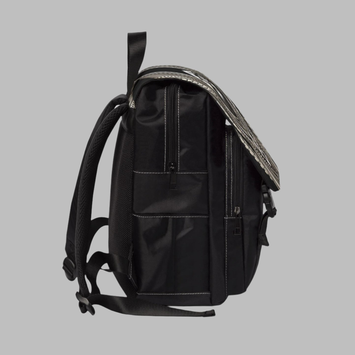 Stylish Unisex Polynesian Eagle Backpack side view